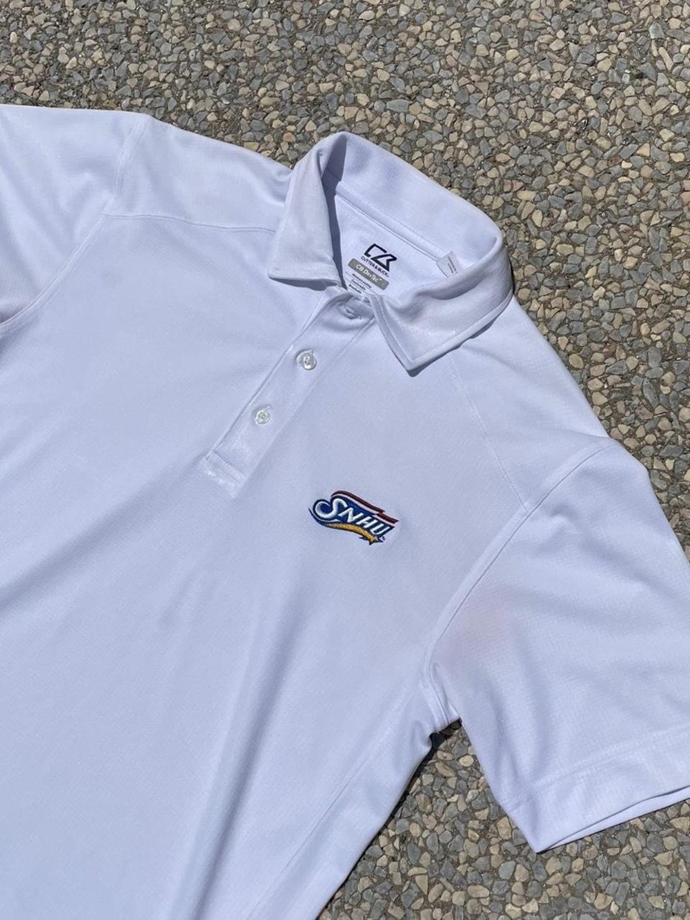 Cutter & Buck White Polo with SNHU Embroidered Logo